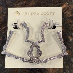 Kendra Scott Silver Geometric Earrings
